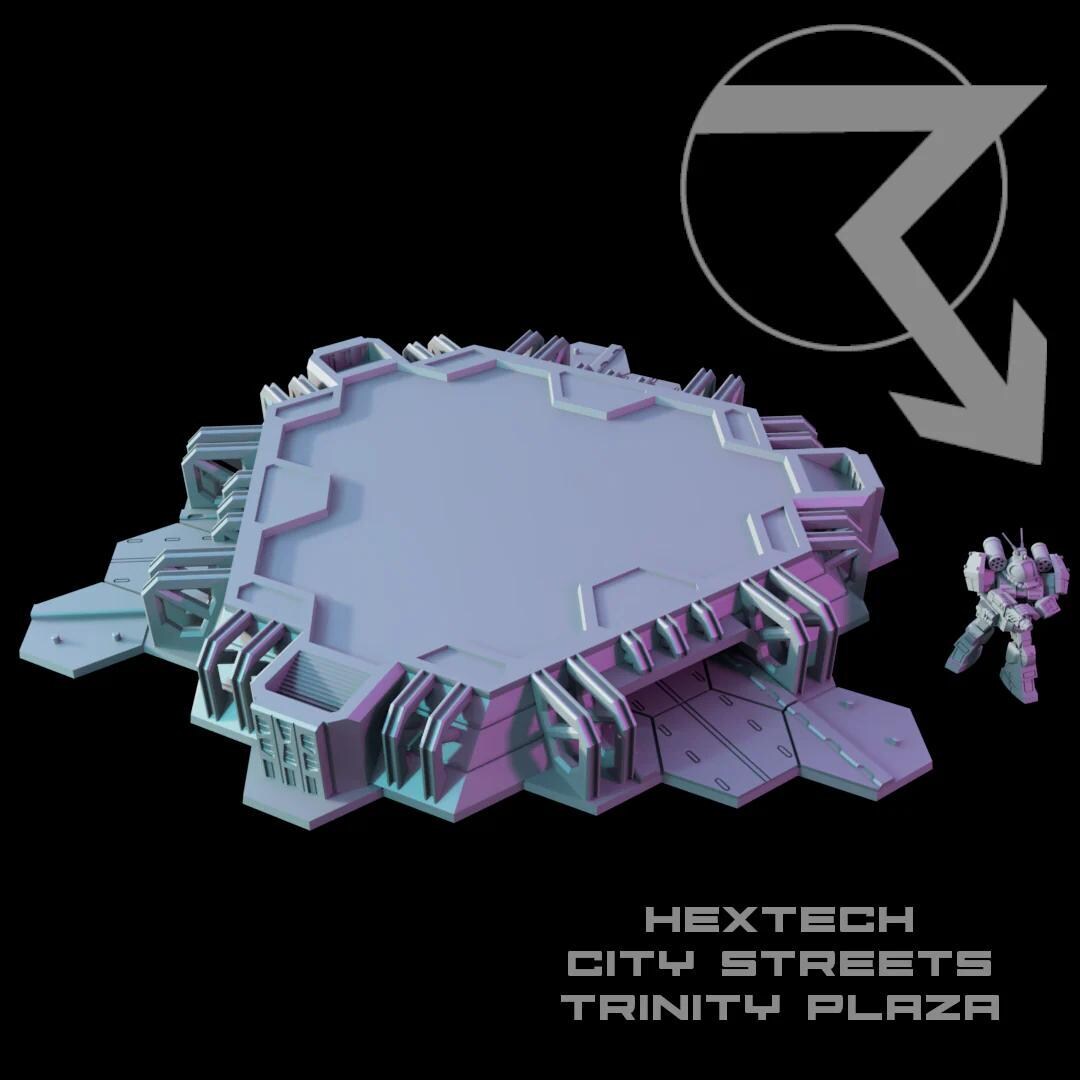 Hextechtrinity Citytrinity Plaza Etsy