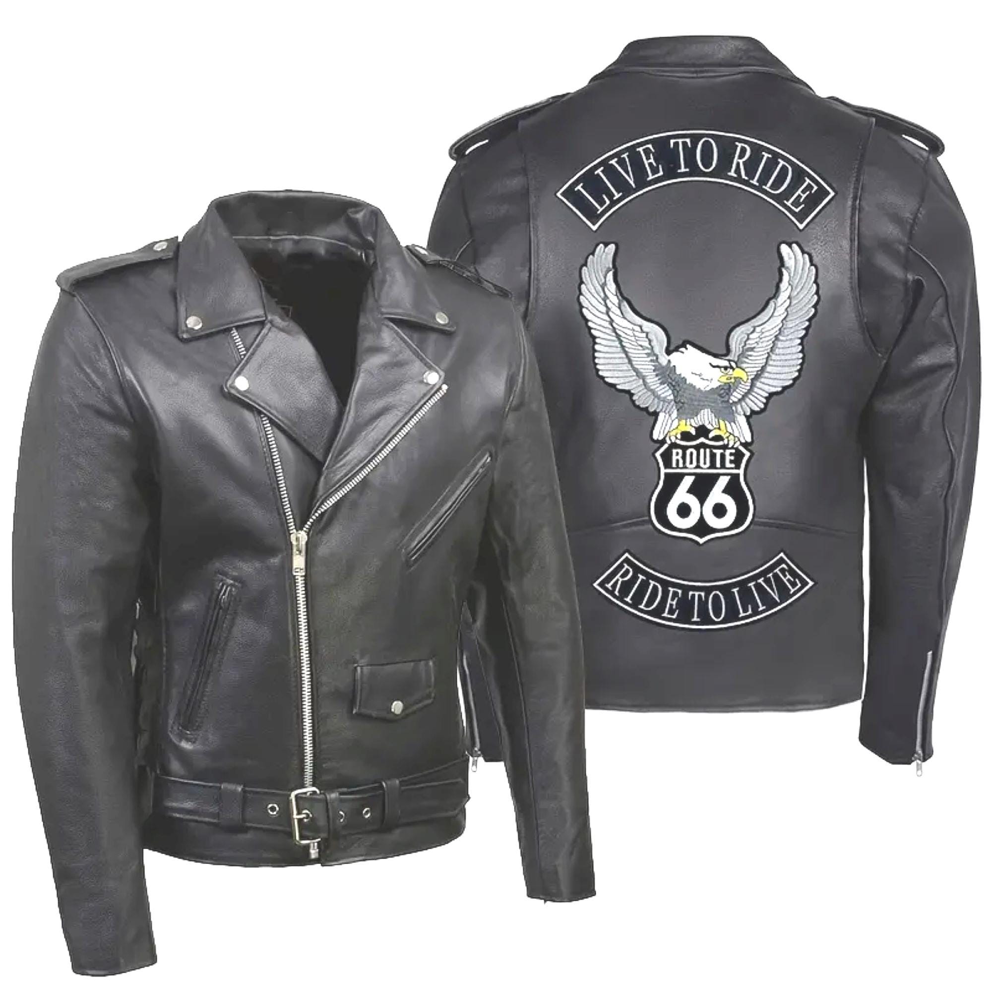 Mens Route 66 Jacket - Etsy