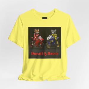 Cat Riders Moto T-Shirt  Ducati & Racer