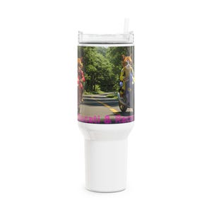 Ducati & Racer Adventure-Themed 40oz Tumbler