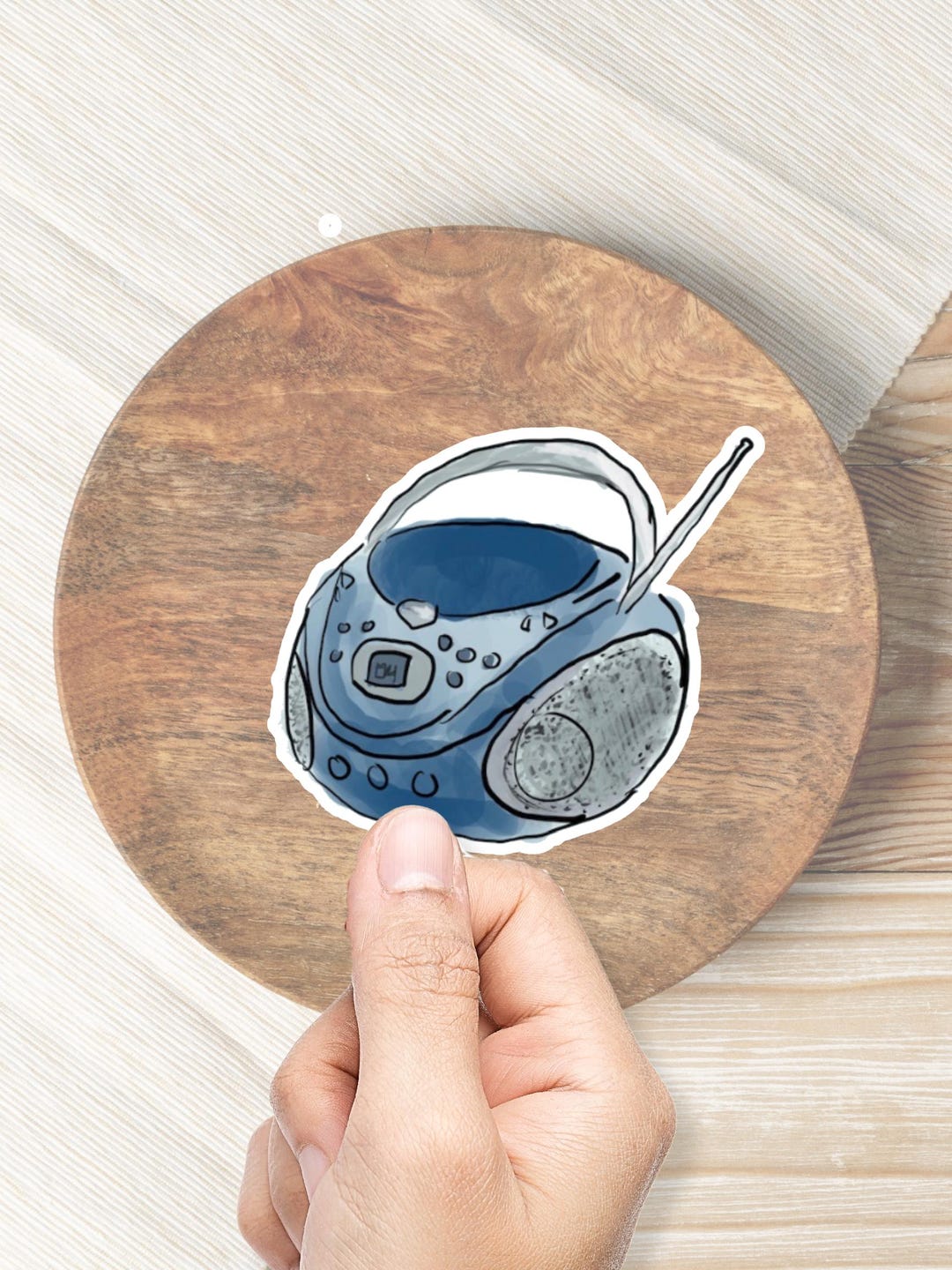 Millenial Sticker CD Player Sticker Nostalgic Sticker for Laptop Fun ...