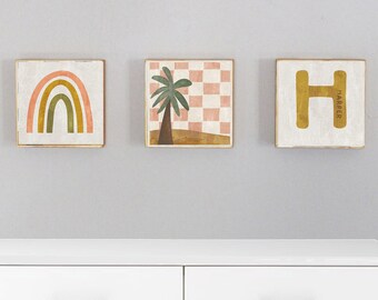 surf boho nursery prints nursery decor - woodland nursery, gender neutral nursery art,  nursery decor, modern boho nursery decor