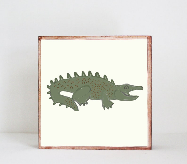 alligator nursery decor