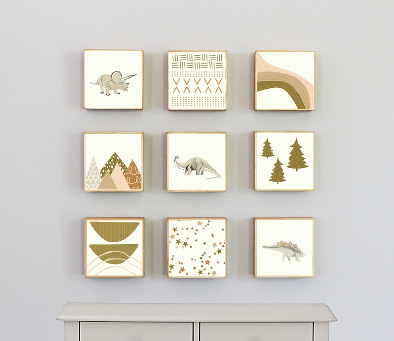 Boho Nursery Art, Woodland Nursery Decor, Geometric Art for Nursery