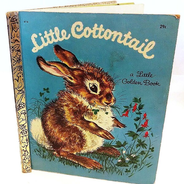 Vintage Little Cottontail Little Golden Book 414 Carl Memling Lilian Obligado 1960