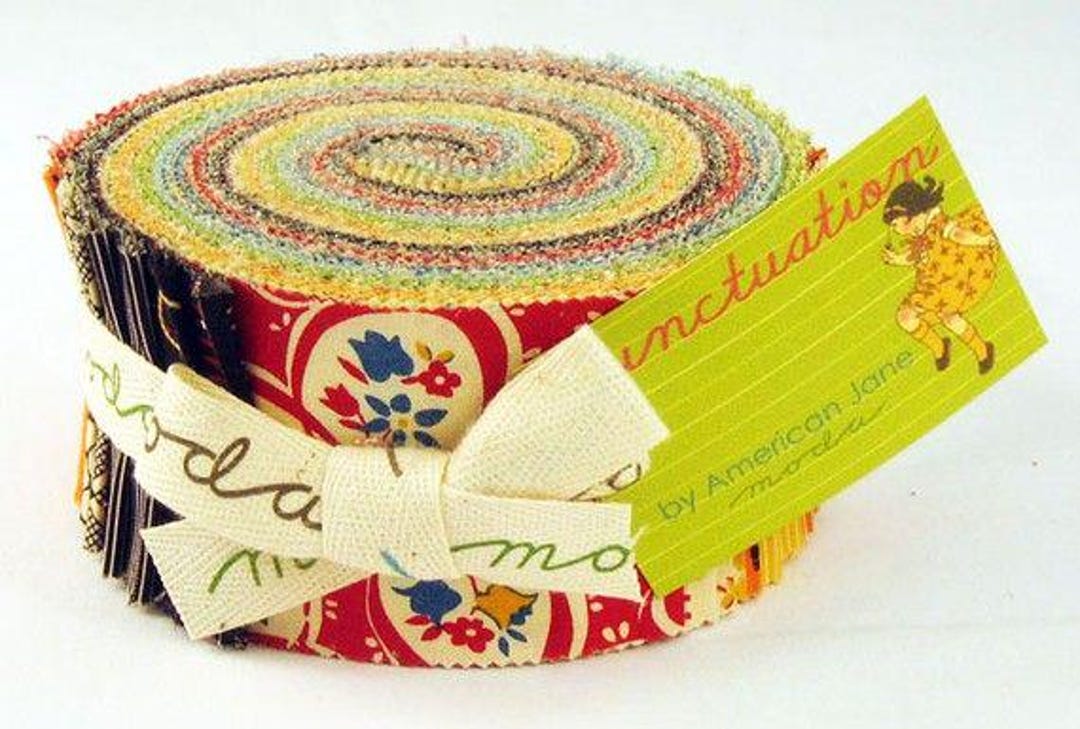 Moda Punctuation Rare Htf Oop Jelly Roll Punctuation - American Jane for Moda - Etsy