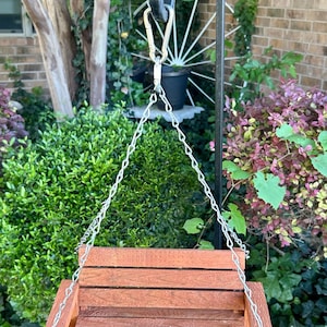 Hanging Squirrel and bird feeder.