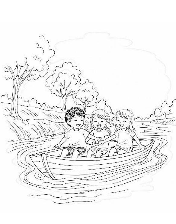 Kids’ Colouring Pages – Fun Day Out (digital Download) - Etsy