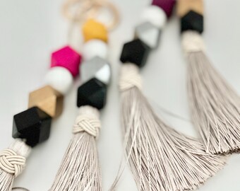 Colorful Modern Farmhouse Style Bag Tassle