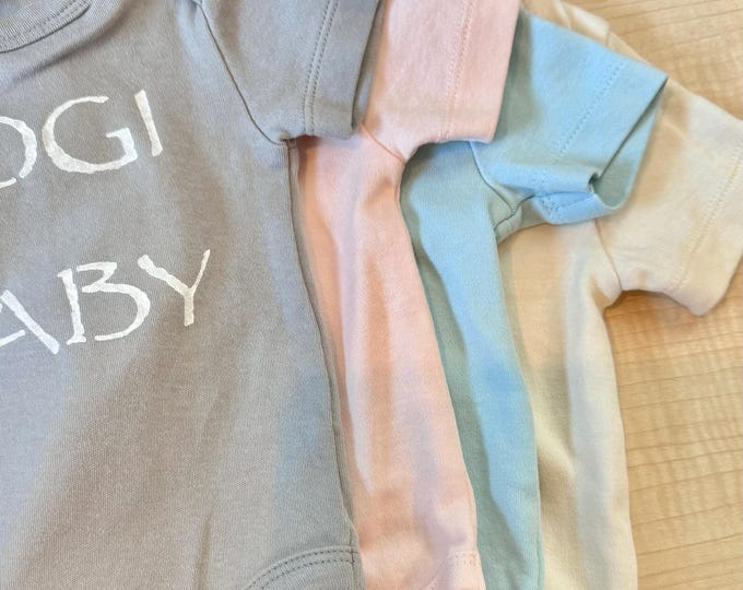 Featured listing image: Organic Cotton Baby Bodysuit // Yogi Baby