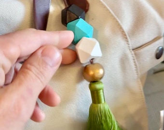 Colorful Modern Farmhouse Style Bag Tassle