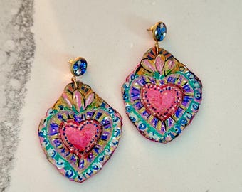 Mexican Folk Art Earrings