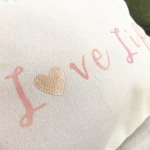 Customized Makeup Bag // Cosmetic Tote // Brides & Bridesmaid Gifts image 2