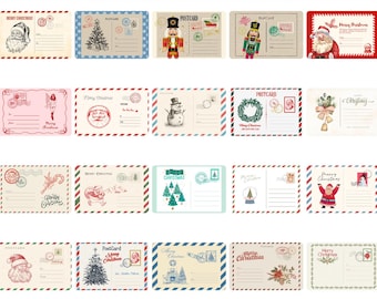 ヴィンテージ レトロ クリスマス ポストカード各種 - Etsy 日本