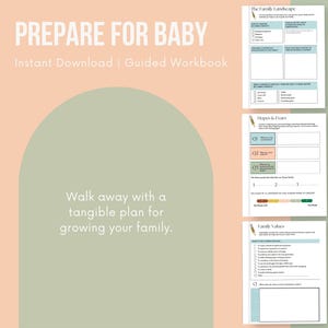 Pre-Pregnancy Planner & Workbook for Couples | Fertility Tracker, Cycle Tracking, TTC Worksheets, Pregnancy Prep image 7