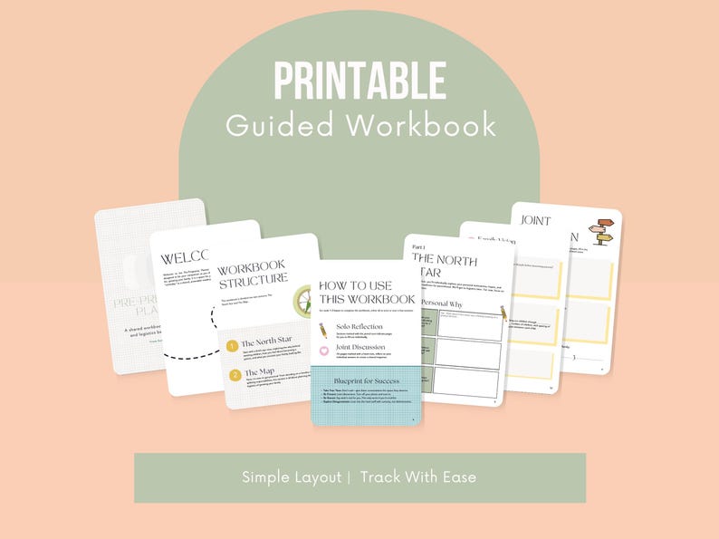 Pre-Pregnancy Planner & Workbook for Couples | Fertility Tracker, Cycle Tracking, TTC Worksheets, Pregnancy Prep image 8