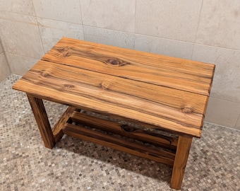 Luxury Teak Shower Bench