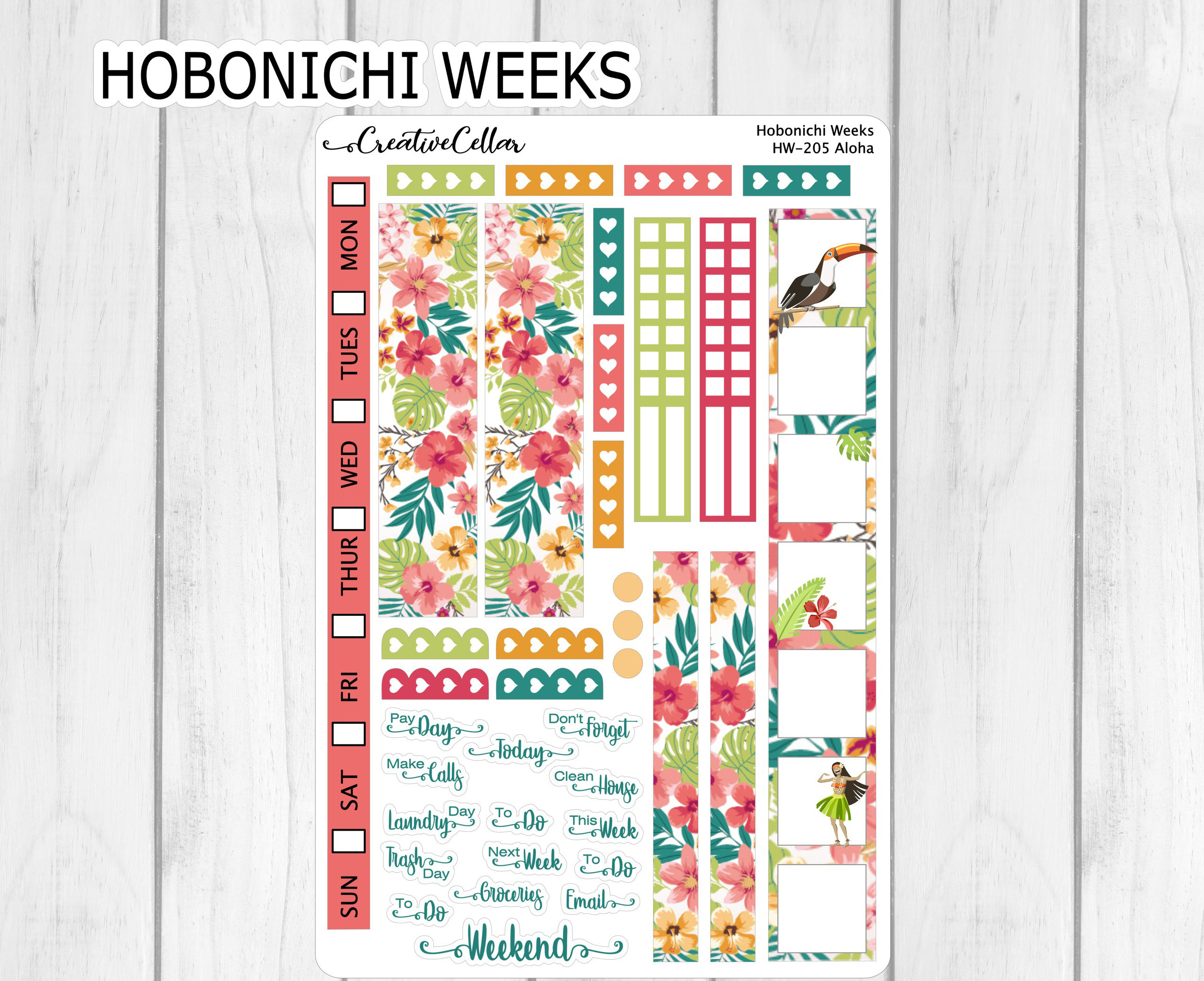 Hobonichi Weeks Sticker Kit