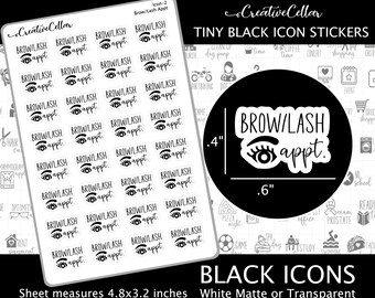 ICON-2 // Brow Lash Termin Planner Sticker Erinnerung