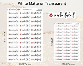 TTS-030 // Rescheduled Planner Stickers Reminder