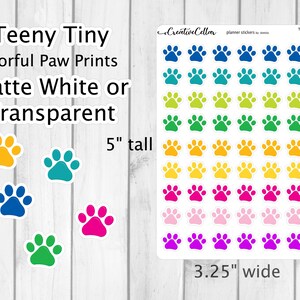 TT-15 // Paw Teeny Tiny plannerstickers dierenartsafspraak passen op elke planner