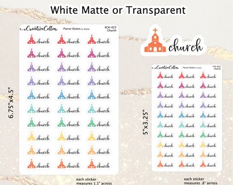 TTS-023 // Church Planner Stickers Religion Faith