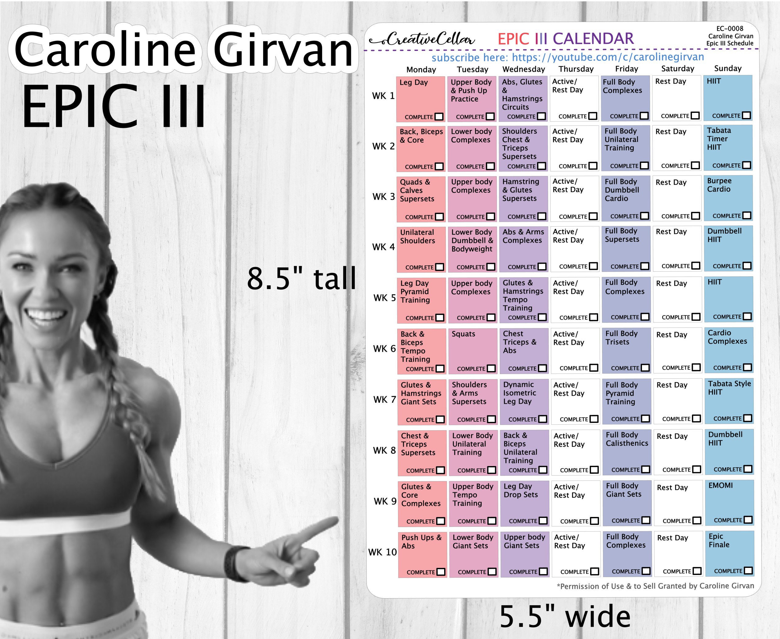 Caroline girvan online back workout