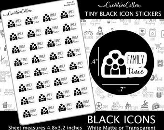 ICON-17 // Family Time Planner Stickers Get together