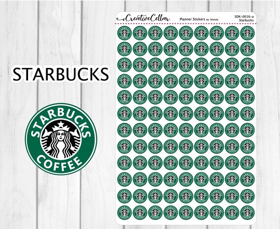 Printed Starbucks Stickers - Bullet Journal – SheltonShirts