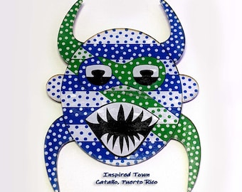 Celebrating Puerto Rico - Cataño mini-Vejigante Mask Wall Art