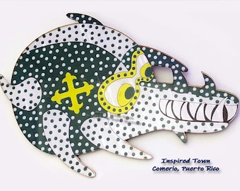 Celebrating Puerto Rico - Comerio mini-Vejigante Mask Wall Art