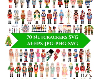 Nutcracker Clipart Bundle | Christmas PNG SVG (Instant Download)