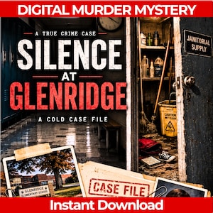 Printable Murder Mystery Game: 1980s Cold Case File for Adults