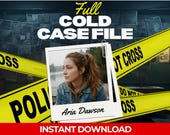 Small Town Bar Cold Case File Game Printable Detective Mystery PDF