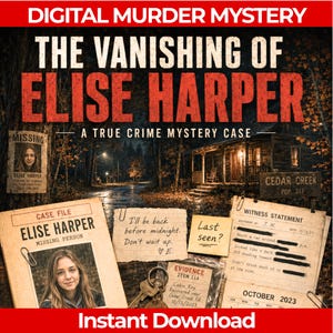 Utskrivbart mini-spel om ouppklarade fall: Elise Harper-mysteriet om den försvunna personen