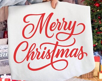 Merry Christmas SVG, Christmas Shirt SVG, Merry Christmas PNG, Funny Christmas Shirt Design for Sublimation & Cricut File (digital download)