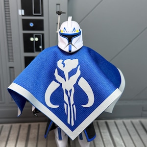 ARC Trooper | Mandalorian | 501st Legion Clone Trooper | Black Series | Fabric Poncho | 1/12 scale