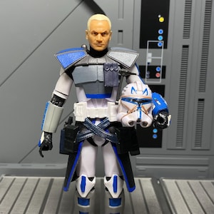 Captain Rex | 501st Legion Clone Trooper | ARC Trooper | Black Series | Fabric Kama | 1/12 scale