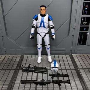 Custom Star Wars The Black Series 6&quot; 501st Legion Clone Trooper ARF Trooper Action Figure