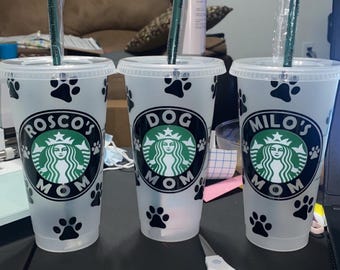 custom dog mom starbucks cup | gift | gift for dog lover