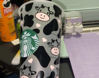 cow print starbucks cup | gift