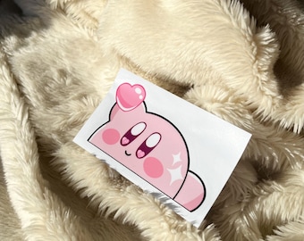Kirby Peeker / Waterproof / Weather Resistant / Car Decals / Stickers