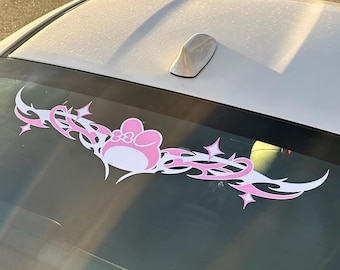 Cyber My Melody Decal / Car Decals / Drift Accessories / Tramp Stamps / Tattoos / Sticker Vinyls / Peekers