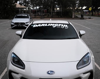 Darlingful windshield banner / Car Decals / Drift Accessories / Tramp Stamps / Banners / Sticker Vinyls / Peekers