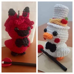 Hazbin Hotel Alastor and Lucifer duck doll