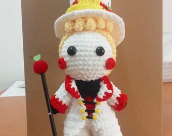 Ręcznie robiona lalka Lucyfer Morningstar – Hazbin Hotel – Amigurumi