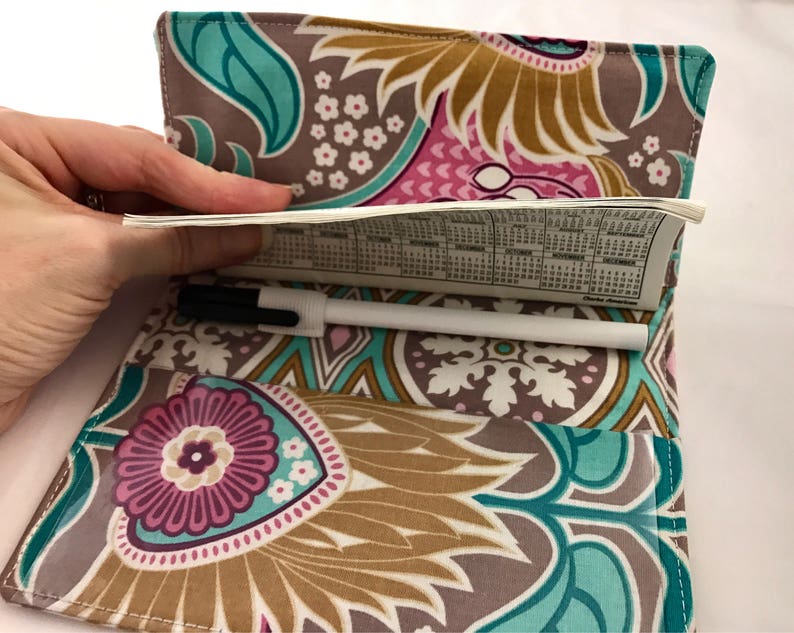 Brown Duplicate Checkbook Cover Register Duplicate Checkbook Etsy