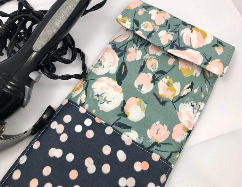 Travel Curling Iron Holder Curling Iron Case Flat Iron Etsy