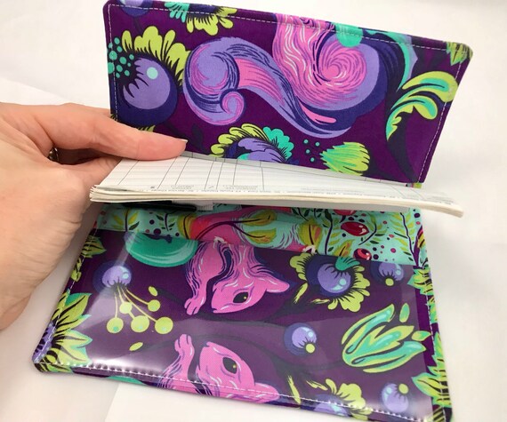 duplicate checkbook cover fabric checkbook register etsy