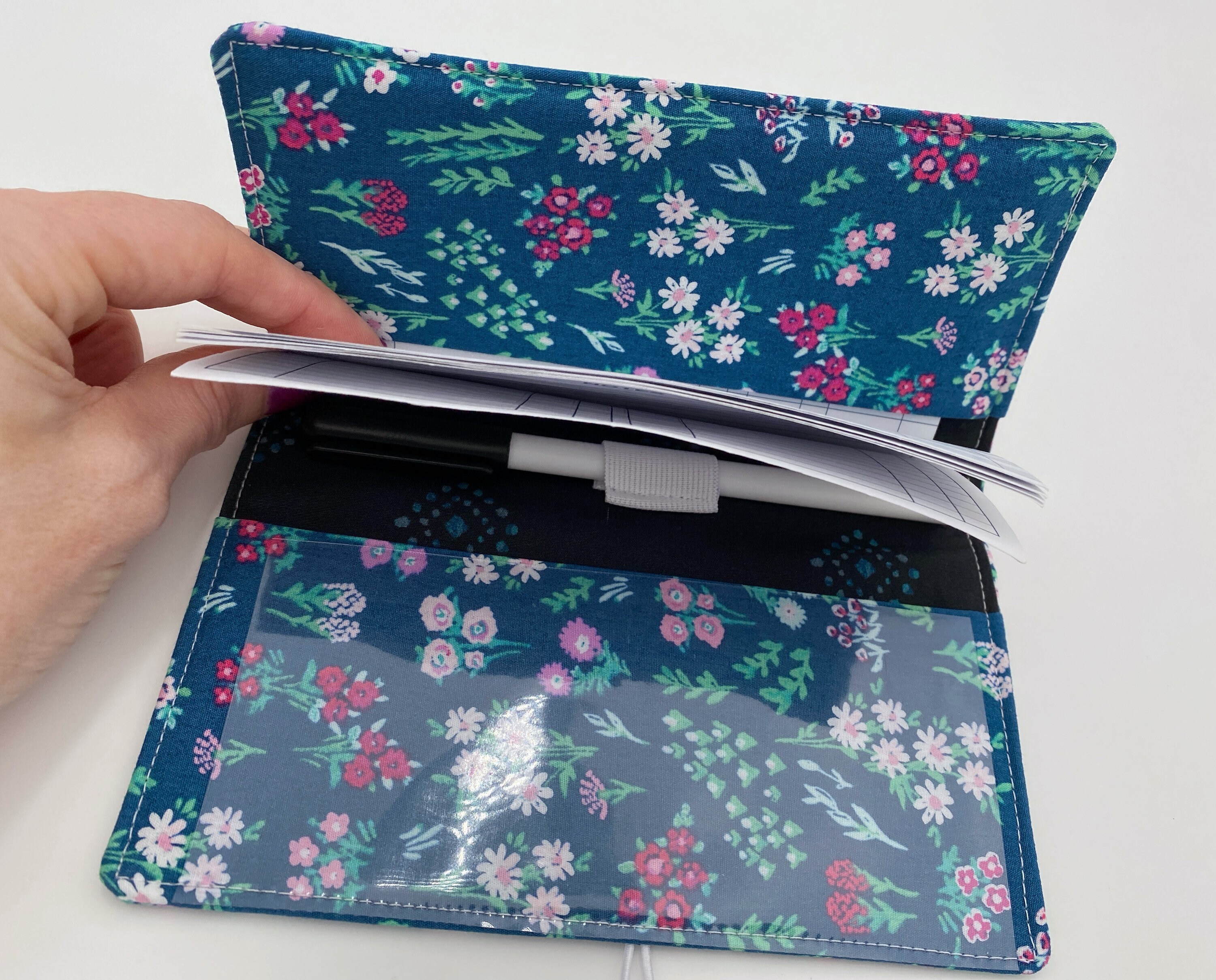 Blue Duplicate Checkbook Cover Register Duplicate Checkbook Etsy